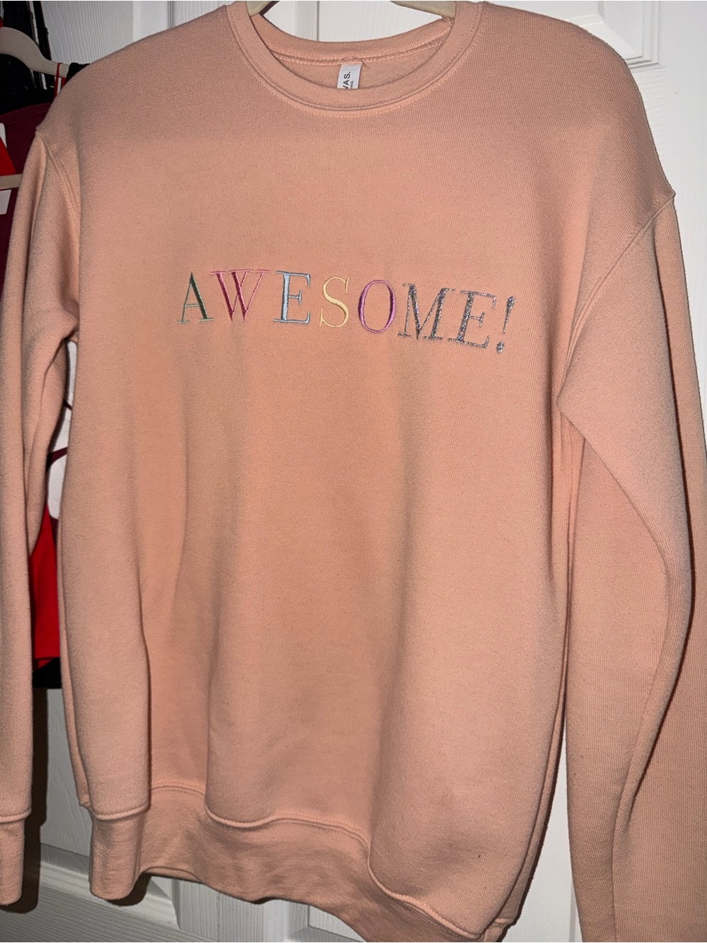 Bella Canvas Peach Crewneck Sweatshirt